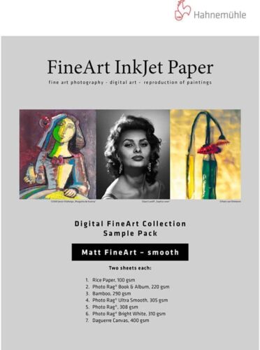 Hahnemuhle Matte Fine Art Smooth Archival Inkjet Paper Sample Pack