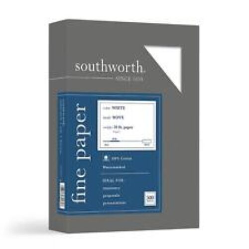 Southworth 13C 100% Cotton Business Paper White 20 lbs.